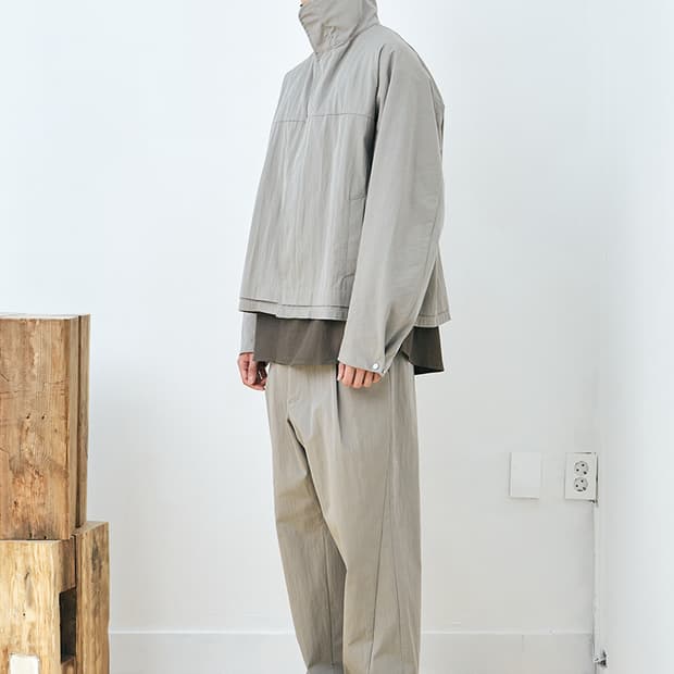 [3]해칭룸 트라이잉글 와이드 팬츠