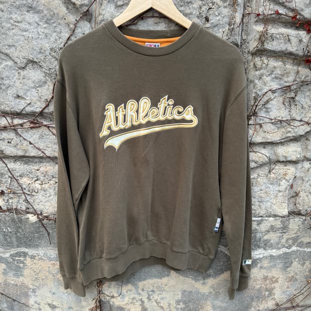 Wws mlb 빈티지 자수 맨투맨 스웻 셔츠 95