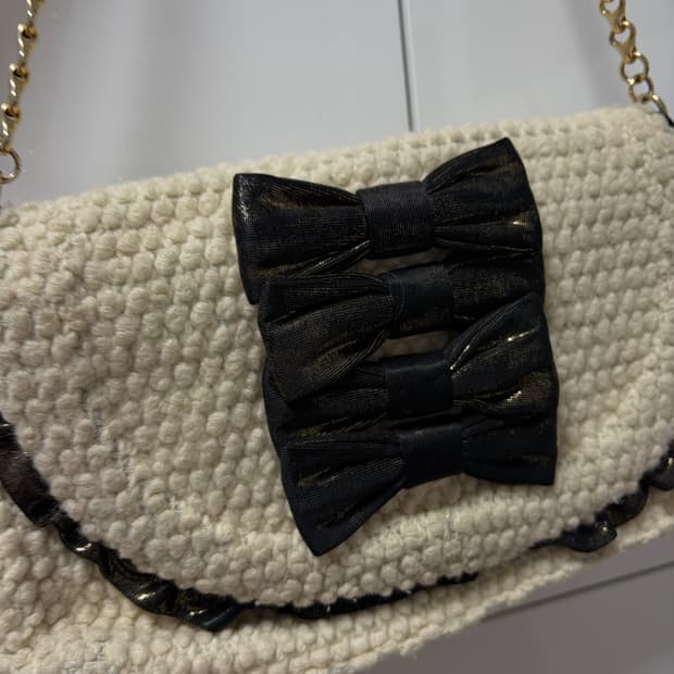 빈티지 리본 가방