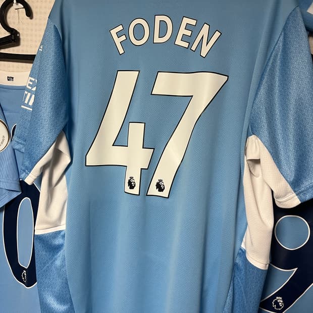 맨체스터 시티 21-22 시즌 포든 레플리카 유니폼