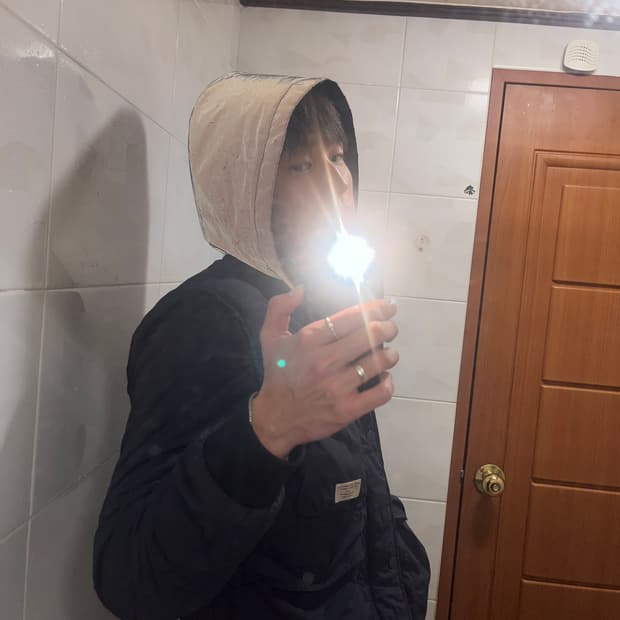 아르마니 익스체인지 나일론 후드 포인트 멀티포켓 자켓