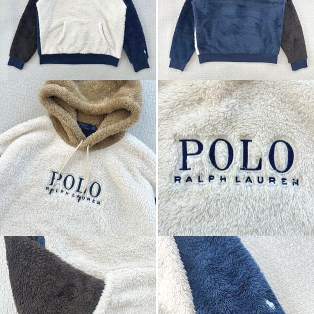 폴로랄프로렌 25fw 컬러블록 후드