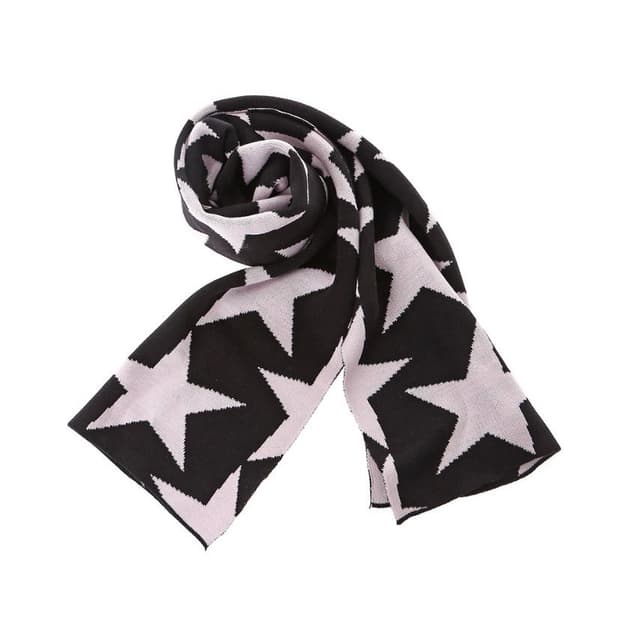 카비시 CAVISH 리버스 스타 목도리 머플러 핑크