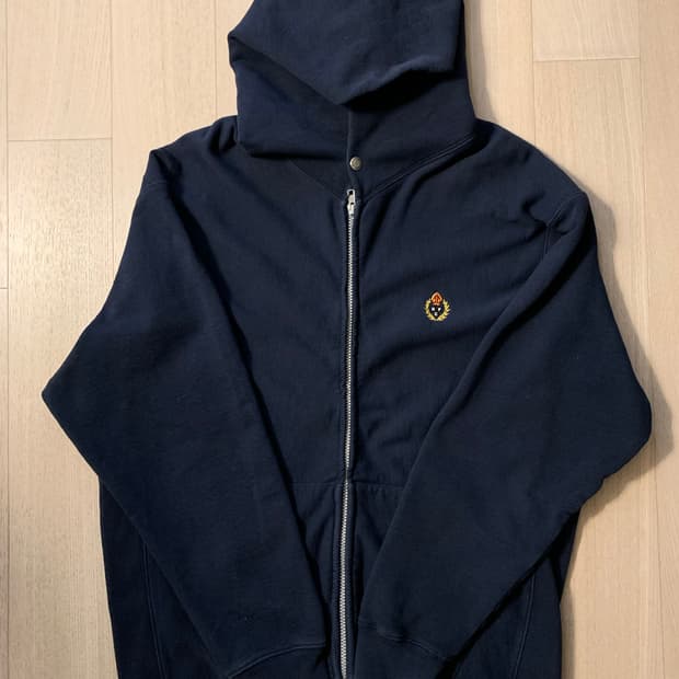 헤리티지플로스 226 리버스 후드집업 네이비 L