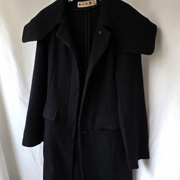 정품) 마르니 여성 울코트 블랙
