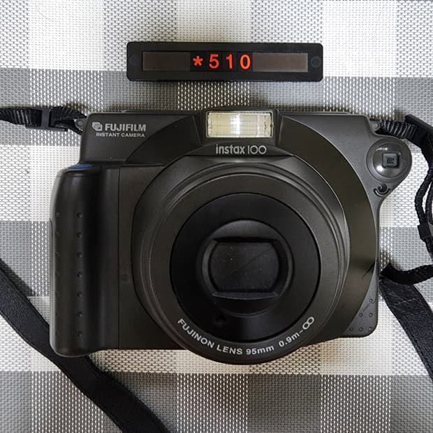 후지필름 인스탁스 와이드 100 폴라로이드 카메라
