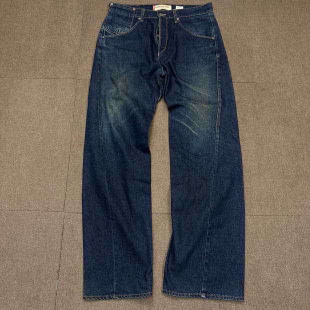 00s levis 리바이스 엔지니어드진 커브드 루즈핏 데님 