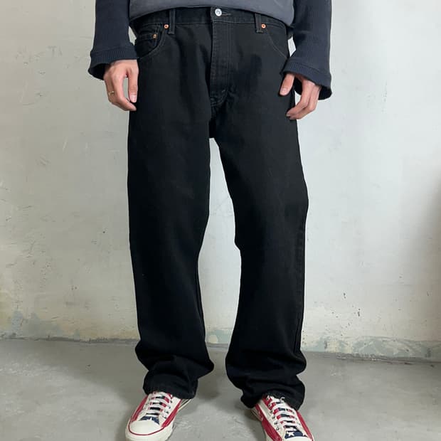 00's 리바이스 517 블랙 부츠컷 플레어진