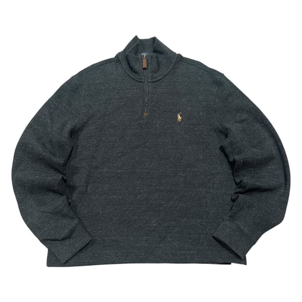 ✨ (바배) 폴로 랄프로렌 차콜 니트 반집업 