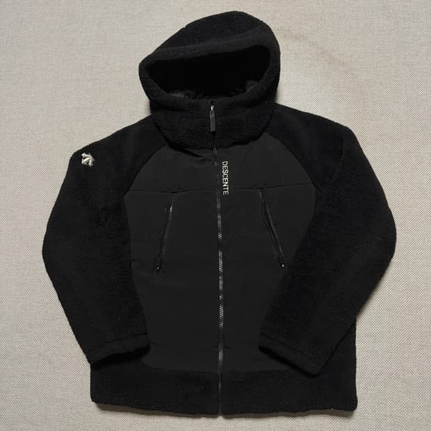 데상트 플리스 후디 패딩 자켓