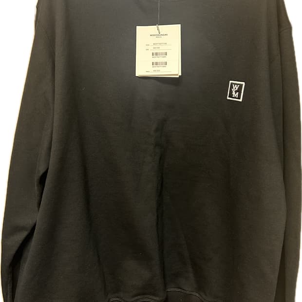 WOOYOUNGMI 검정 맨투맨 미착용상품(비닐포장X) 남성L사이즈 50