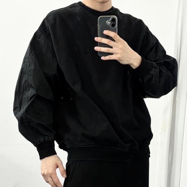 송지오 옴므 아트워크 맨투맨