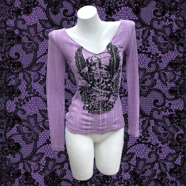 y2k knit top