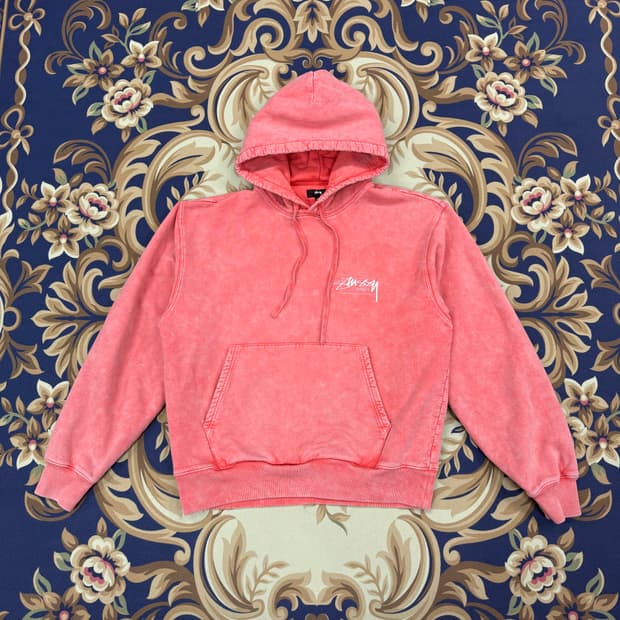 (L)스투시 Stussy Design 22FW후드티셔츠(코랄핑크)