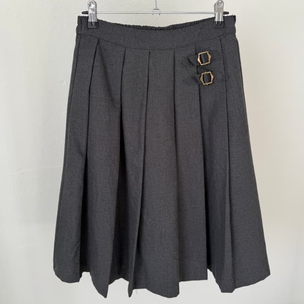 빈티지 미디 스커트
