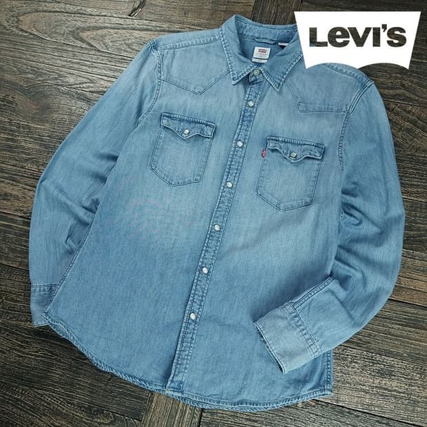 [리바이스] 웨스턴 연청 데님 셔츠 M20023