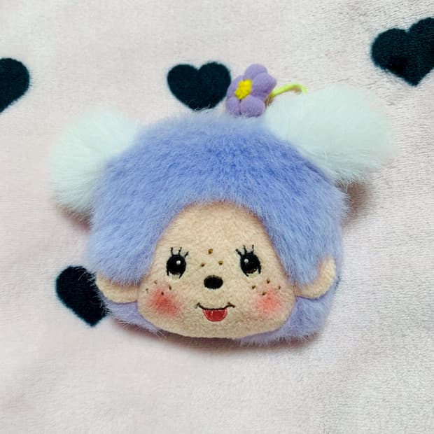 홋카이도 지역 한정 라벤더 몬치치 동전지갑 파우치