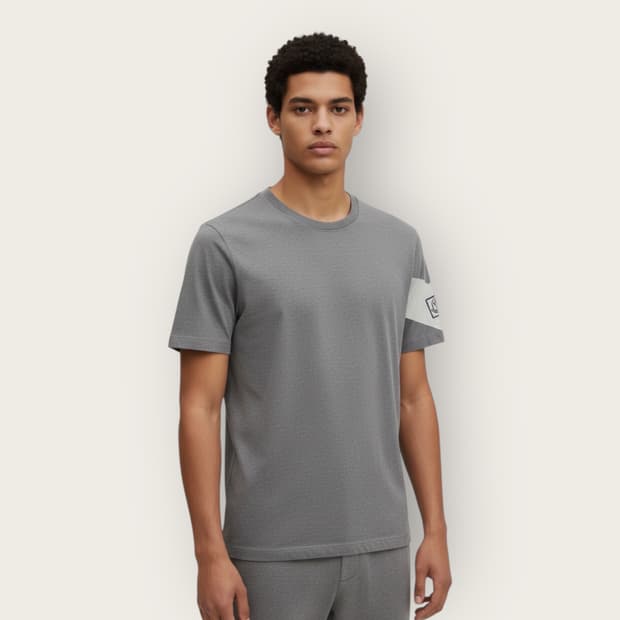 L/ 몽클레어 X 톰브라운 감마블루 라운드 