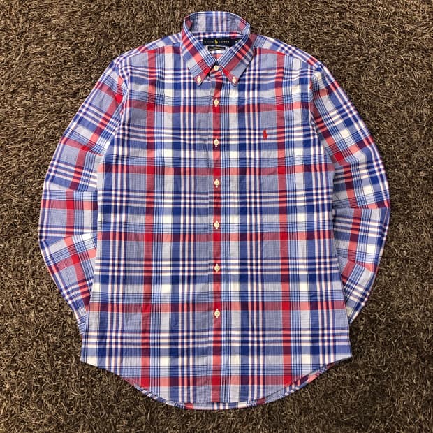 폴로 랄프로렌 코튼 체크 셔츠