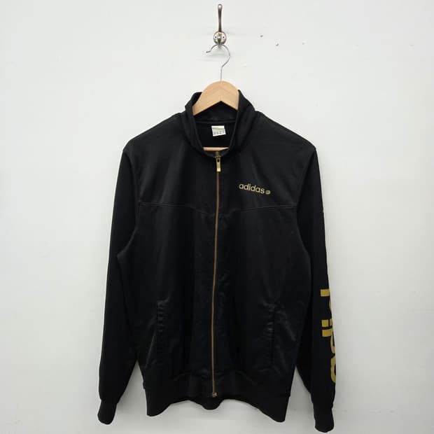 아디다스 네오 블랙 금장 트랙탑 공용 M