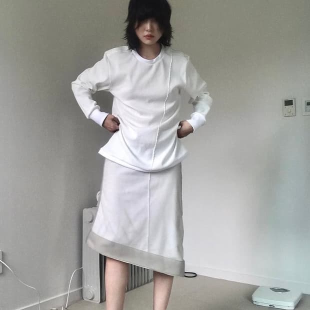 Eonts 애옹쓰 와플 맨투맨