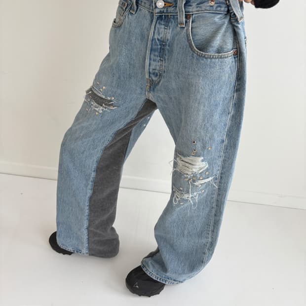 Prin 리바이스 업사이클 데님 팬츠