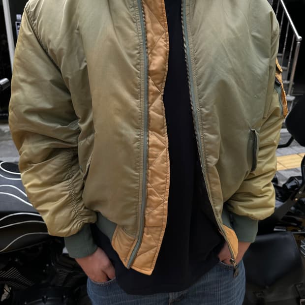 VINTAGE MA-1 TYPE FLIGHT JACKET