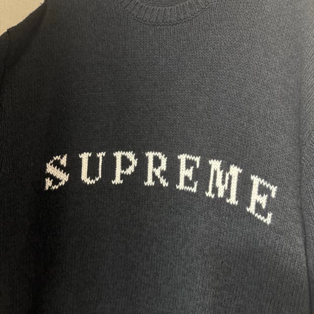 슈프림 25ss 니트 xl