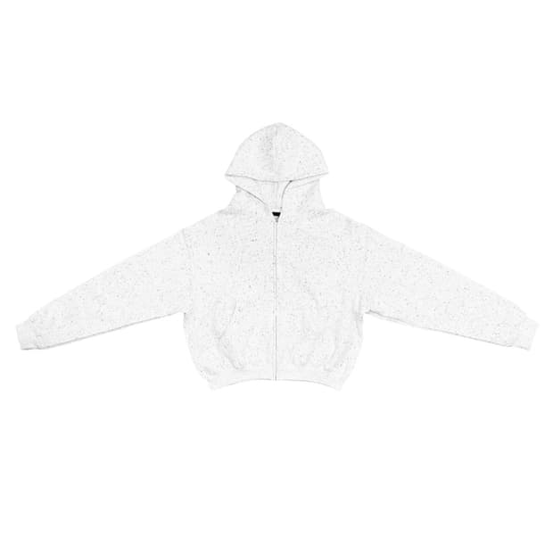 지초이 25-001 코튼 집 후디