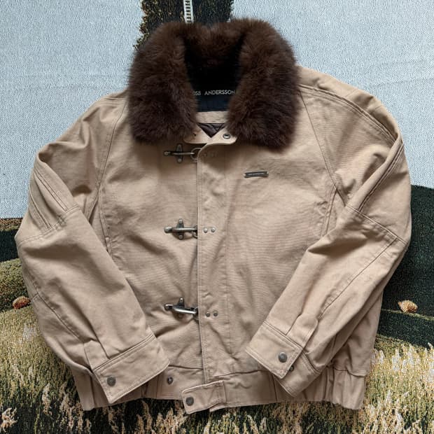 앤더슨벨 오르테가 파이어맨 후크 퍼 자켓  L SIZE