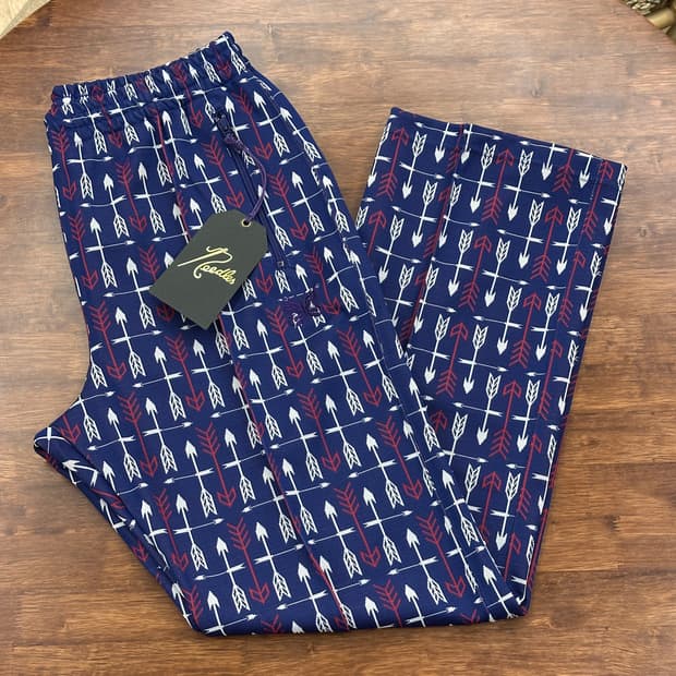 [새제품] NEEDLES 니들스 애로우 트랙팬츠 네이비 L