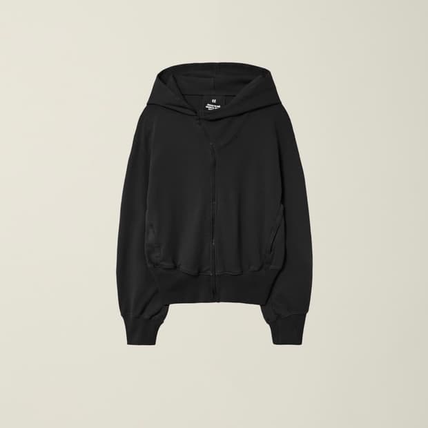 누마레 EE 커브드 후드집업 블랙