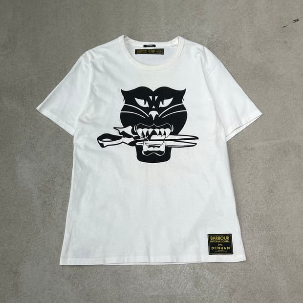 바버x덴햄 프린팅 반팔티 s10277