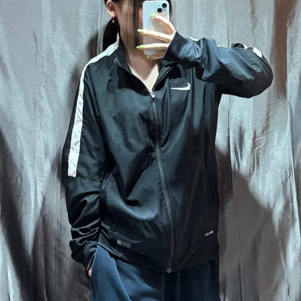 M 나이키 드라이핏 스몰로고 블랙 바막