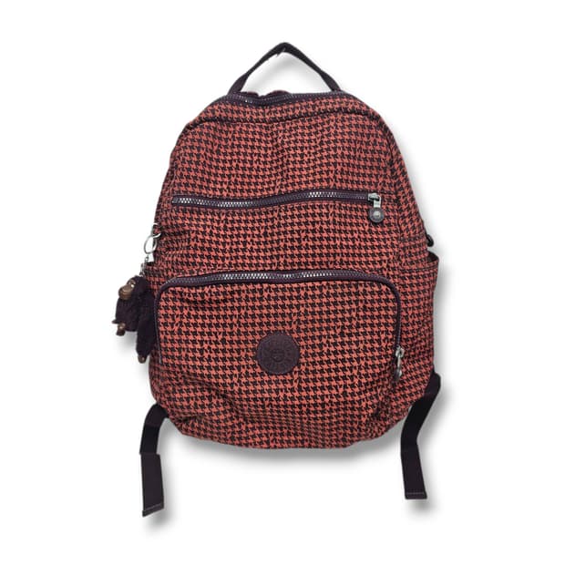 Kipling 체크 백팩