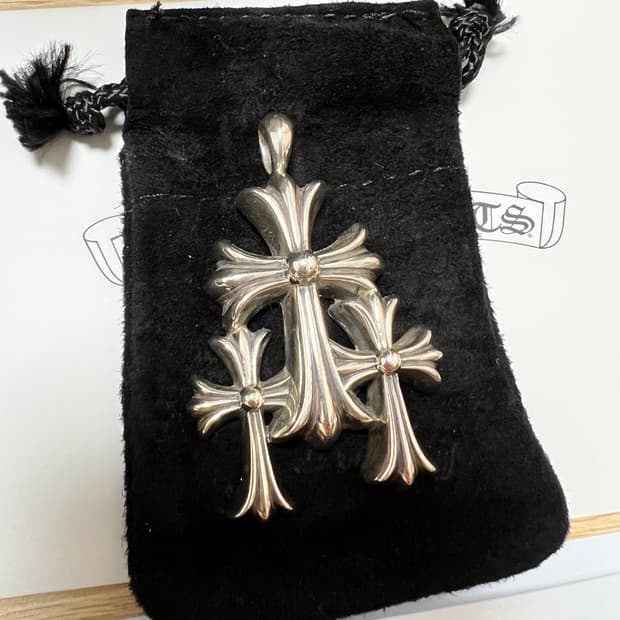 크롬하츠 트리블 크로스 펜던트