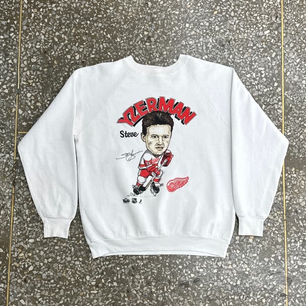 80s USA Yzerman 빈티지 스웻셔츠 M