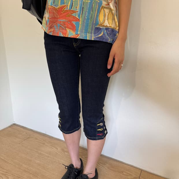 Tommy denim Capri pants