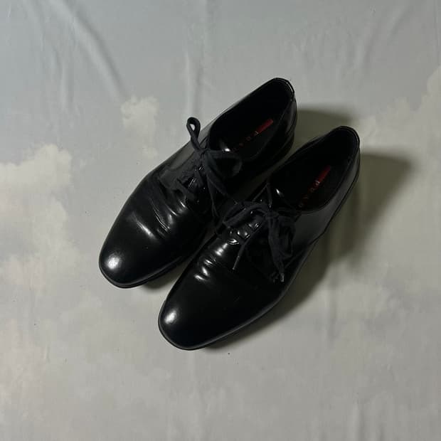 Prada sports lace up derby shoes