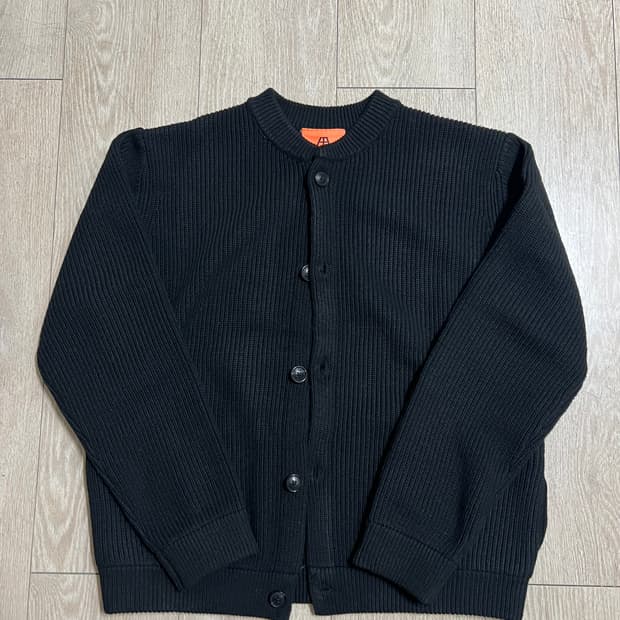 안데르센안데르센 스키퍼 블랙 가디건 L