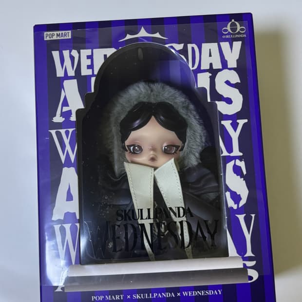 미개봉 새상품) 팝마트 스컬판다 웬즈데이