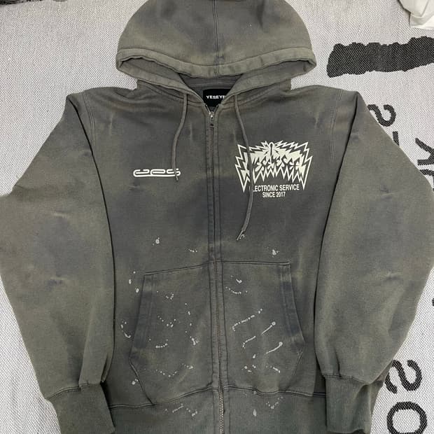예쓰아이씨 후드집업 다크그레이 - S