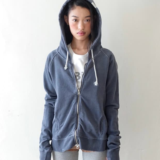 샵페어리 워시드 릴리 후디 washed lily hoodie