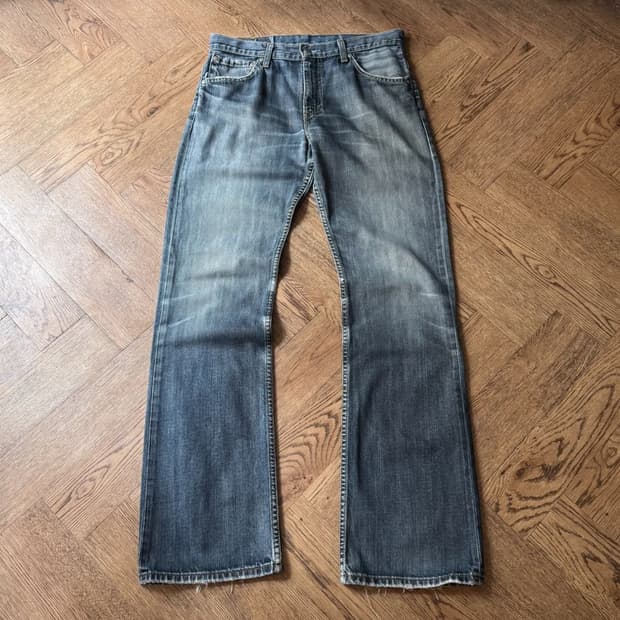 [32]리바이스 유럽 507 빈티지 페이딩 플레어진