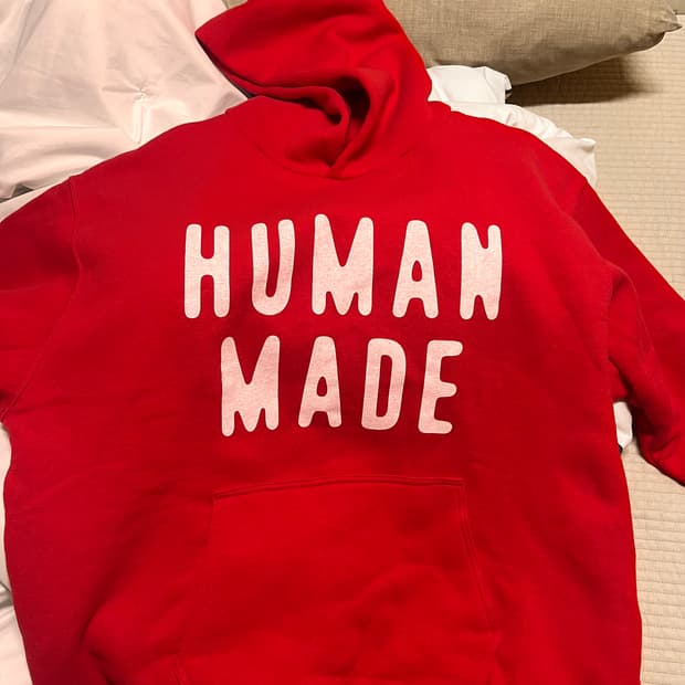 휴먼 메이드 스웨트 후드 #2 레드