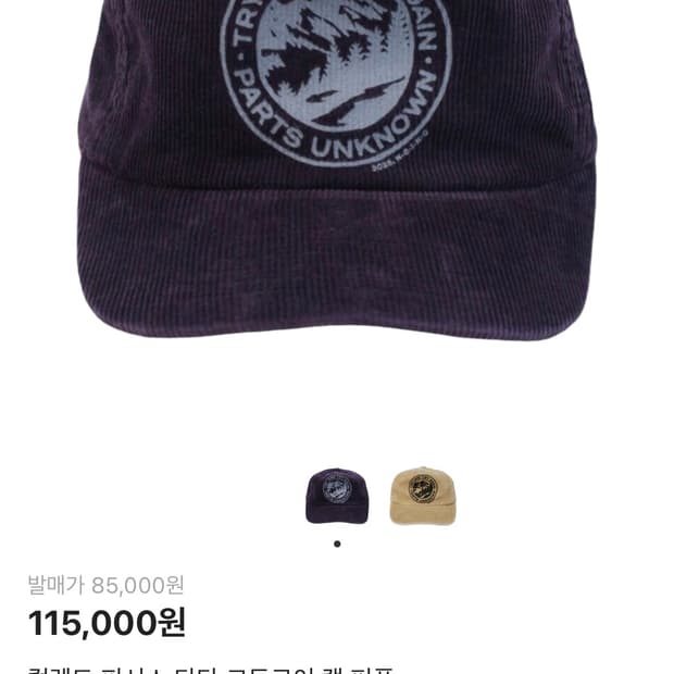 컬렉트피시스 볼캡