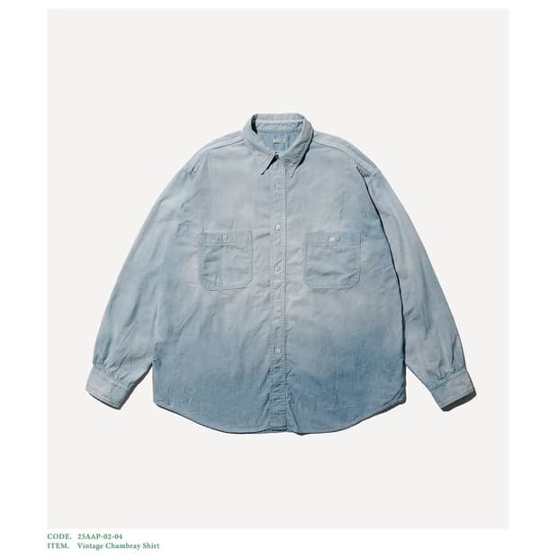 [2] 아프레쎄 빈티지 샴브레이 셔츠