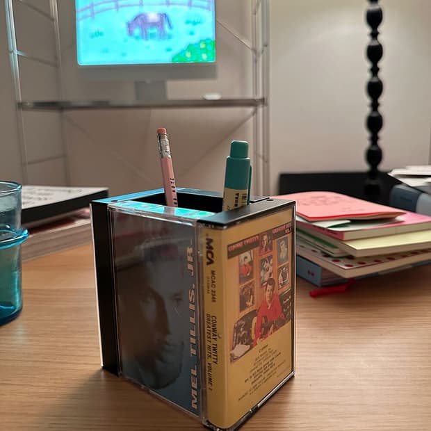 Vintage Cassette Desk Object