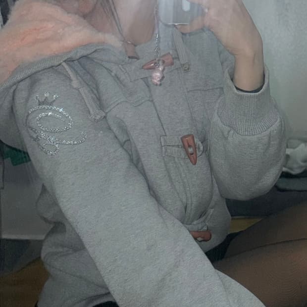 떡볶이 핑크 퍼 코트