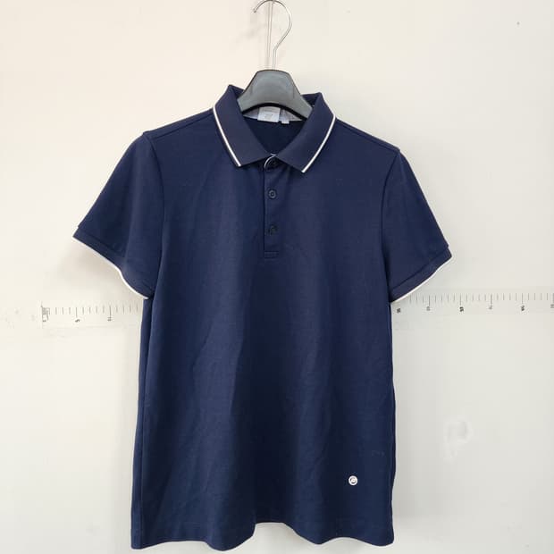 빈폴 네이비 카라 반팔 티셔츠